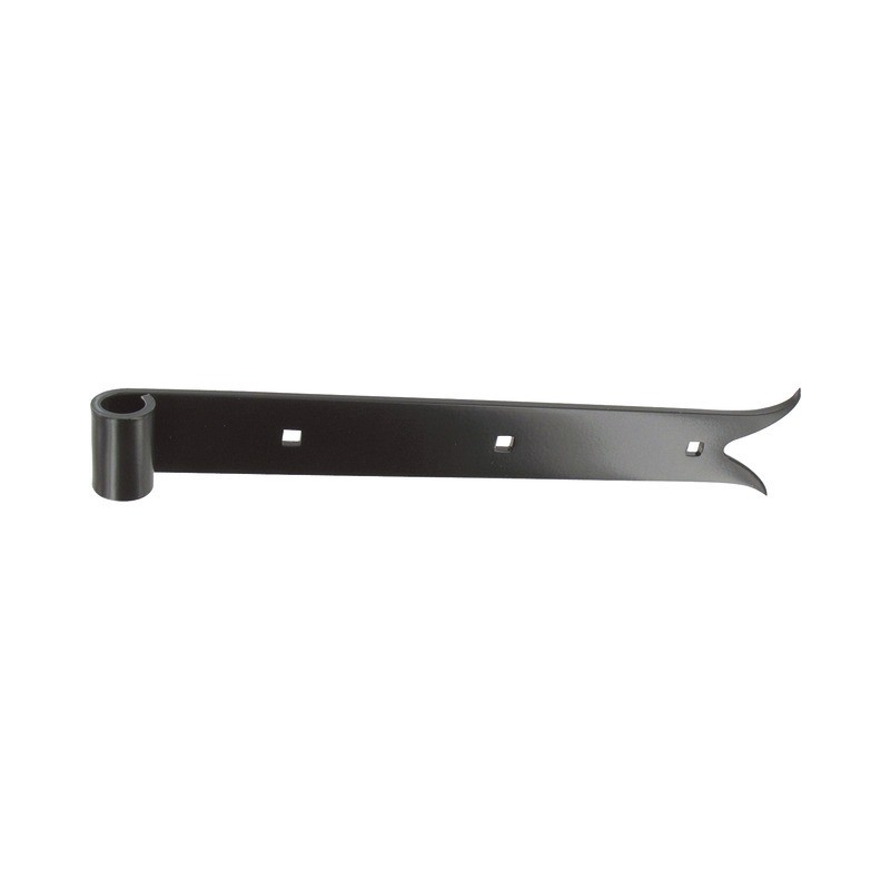 Penture forte queue de carpe oeil 14 longueur 600 mm noir