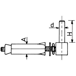 Gond expansion diamètre 16 mm Bichro