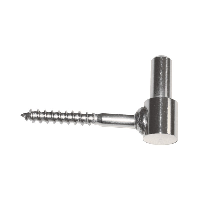 Gond vis bois fort diamètre 14 mm inox