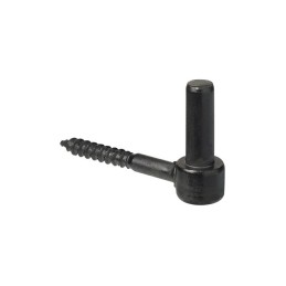 Gond à vis diamètre 16 mm noir