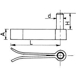 Mâchoire grand angle 1"3/4 20c qs p580 Walterscheid