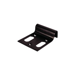 Sabot portail à plaque à visser noir