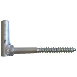 Gond tirefond zingue diamètre 22 mm longueur 160 mm / barrière tube