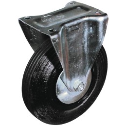 ROUE A CHAPE FIXE 80 MM PLAT 100X85 MM