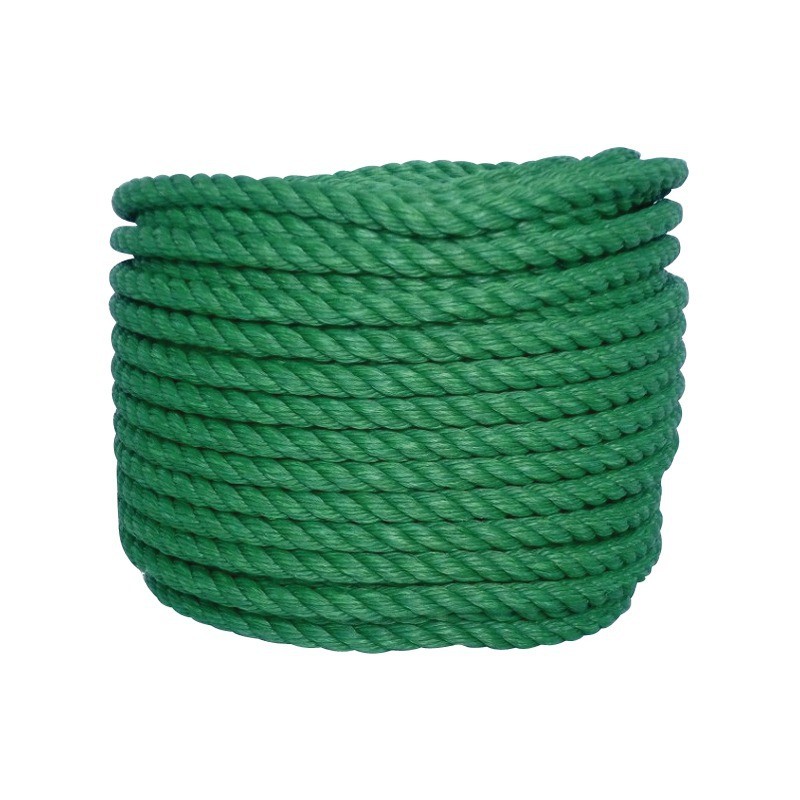 CORDE POLYPROPYLENE VERTE 10 MM ROULEAU DE 25 METRES