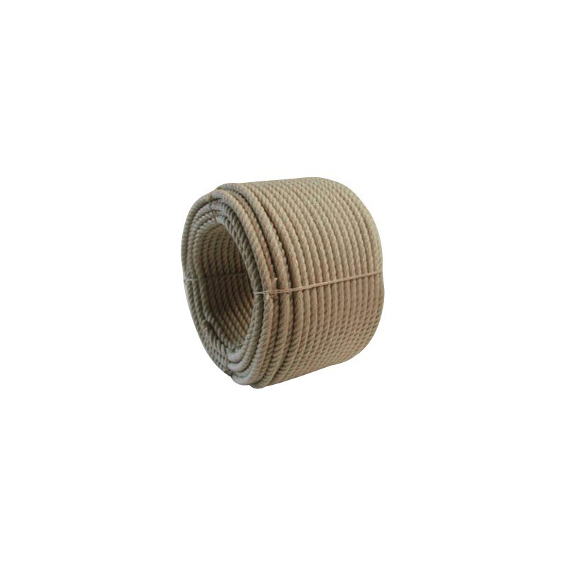 CORDE POLYPROPYLENE BEIGE 18 MM ROULEAU DE 10 METRES