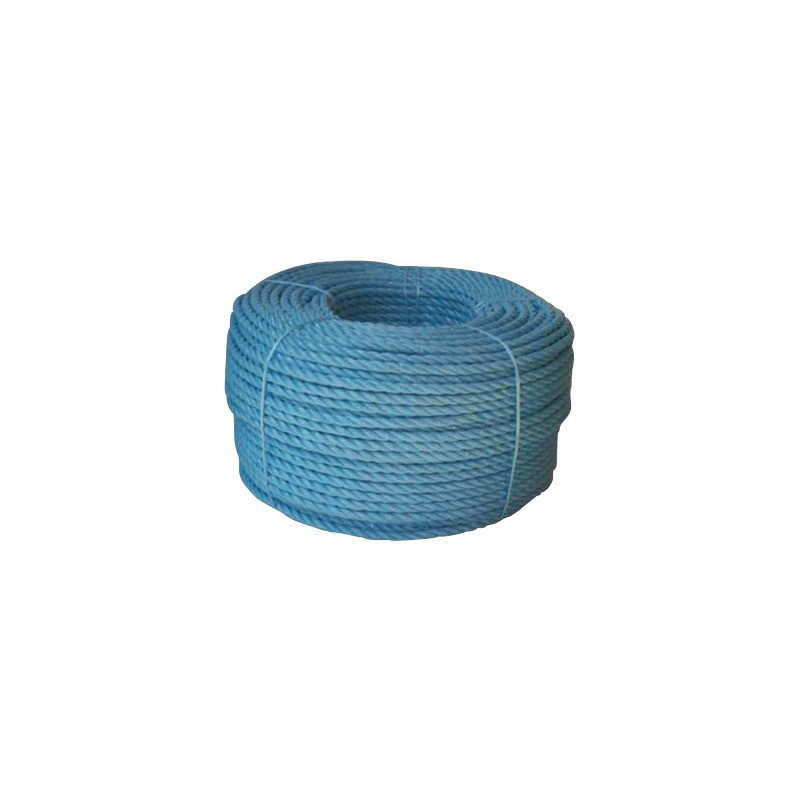 CORDE POLYPROPYLENE BLEU 12 MM ROULEAU DE 65 METRES