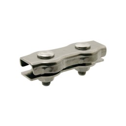 Serre câble plat duplex ZN pour câble diamètre 5 mm