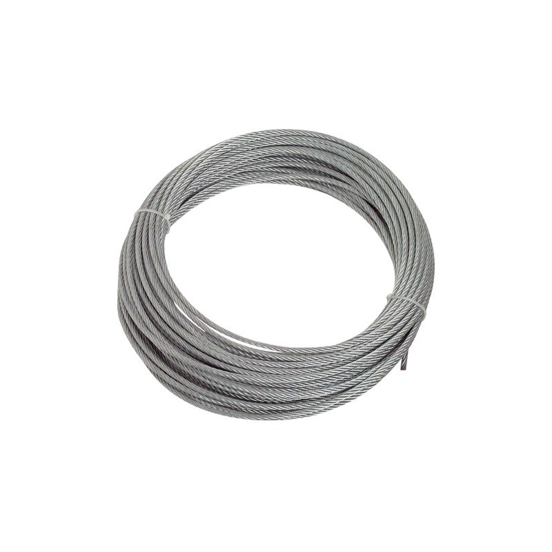 CABLE ACIER GALVA Ø12mm 7x19 (LE METRE)