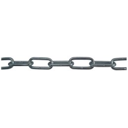 CHAINE DROITE ZINGUE Ø8MM (LIASSE DE 25M) LE METRE