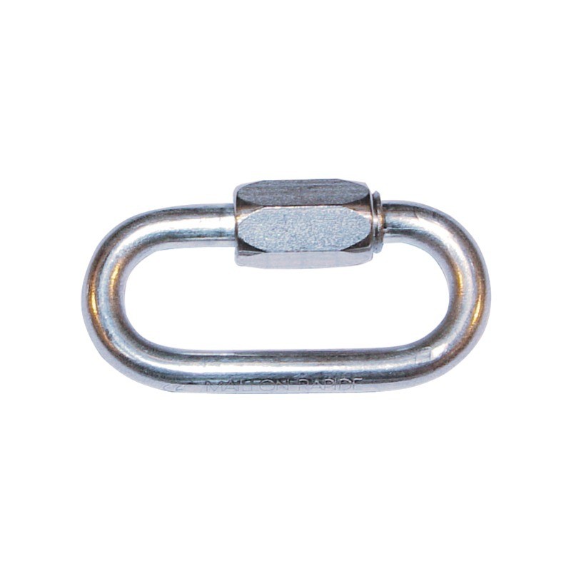 MAILLON RAPIDE ACIER ZINGUE DIA 6MM SACHET DE 6