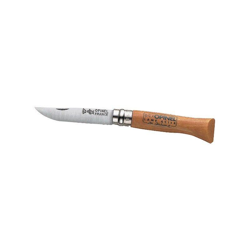 COUTEAU OPINEL LAME ACIER CARB  6VRN (BL)