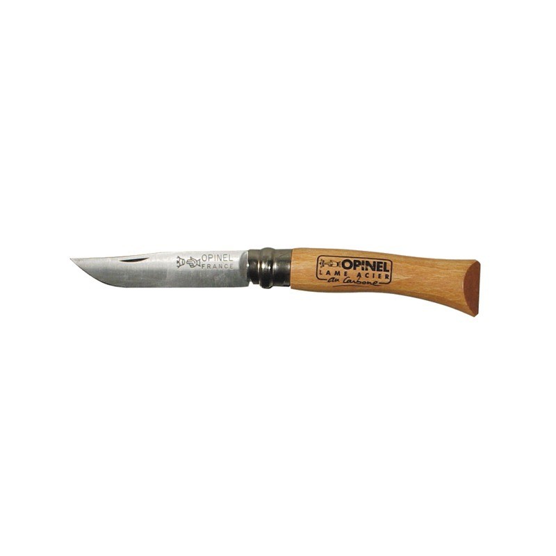 Couteau Opinel Lame acier carbone N°8 longueur lame 85 mm