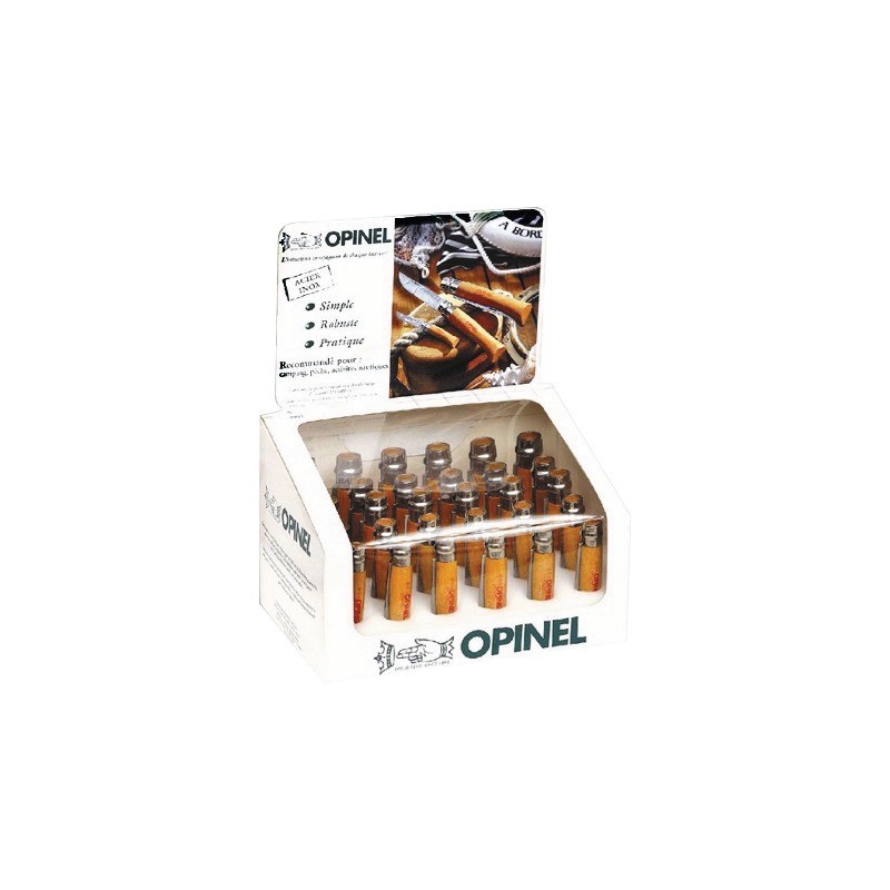 Présentoir Opinel 30 couteaux inox 6.7.8.9