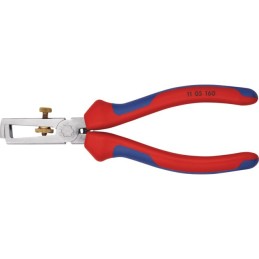PINCE A DENUDER TETE CHROMEE LG 160 MM KNIPEX