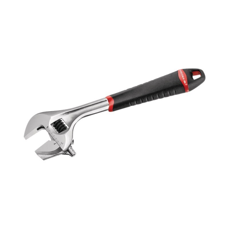 CLE A MOLETTE 15"A MORS REVERSIBLE MANCHE BI-MATIERE FACOM