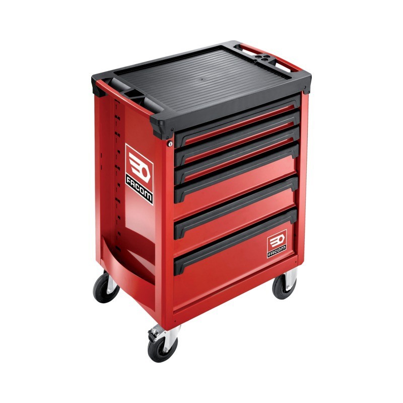 SERVANTE ROLL M3 6 TIROIRS ROUGE FACOM