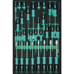 MODULE DE TOURNEVIS DE 30 PIECES POUR SERVANTE 7 TIROIRS