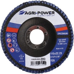 DISQUE A LAMELLES 115X1 GR80 ZIRCONIUM AGRI-POWER