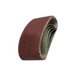 BANDE ABRASIVES SANS FIN CORINDON 60X400 GR80  BLISTER DE 3