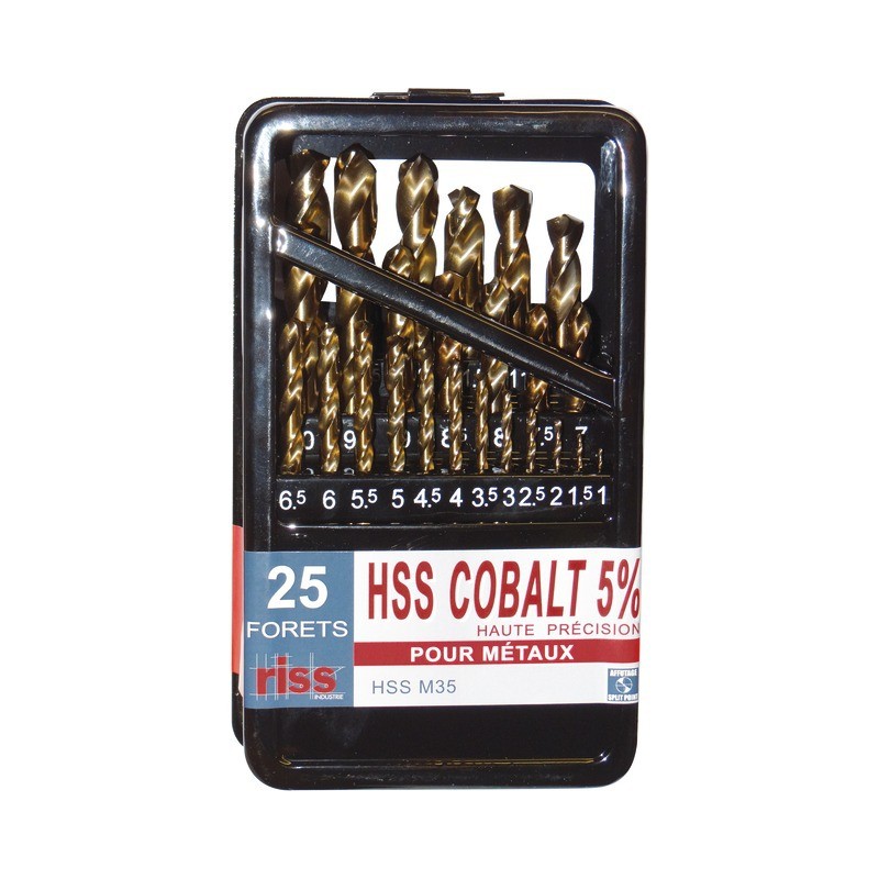 FORETS 1A13 HSS TECN`X COBALT 5% COFFRET 25P