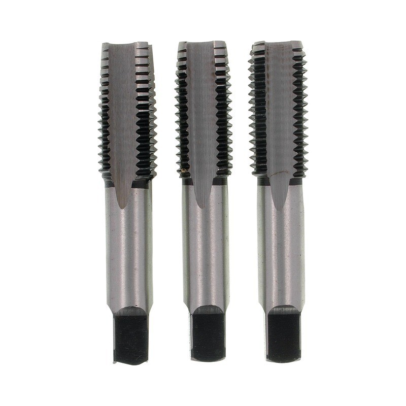 TARAUDS A MAIN 10X150 HSS JEU DE 3 RISS