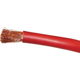 CABLE DE BATTERIE SOUDURE 70mm2 ROUGE ROULEAU DE 5M