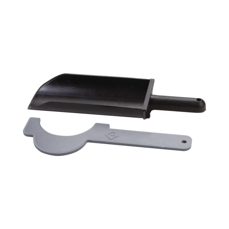 PELLE A GRAISSE POUR REMPLISSAGE AVEC RACLETTE GROZ