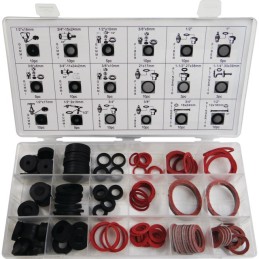 COFFRET 141 JOINTS PLATS CAOUTCHOUC ET FIBRE TECHNI-POWER