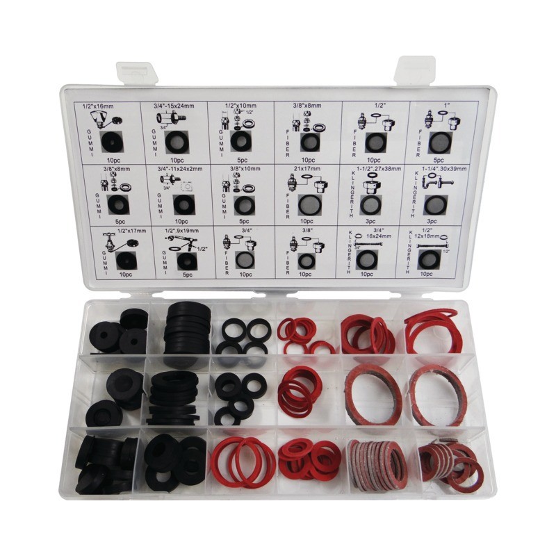 COFFRET 141 JOINTS PLATS CAOUTCHOUC ET FIBRE TECHNI-POWER