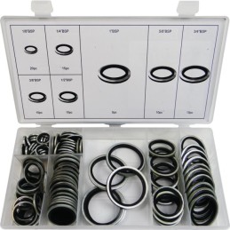 COFFRET 90 BAGUES ETANCHEITE AMERICAIN 1/8"  TECHNI-POWER