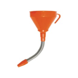 Entonnoir plastique diamètre 160 mm avec bec flexible métallique longueur 330  mm
