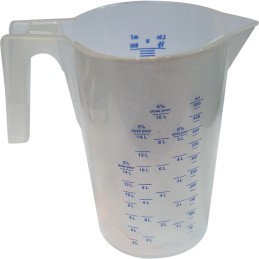 Mesure translucide 0.6L double graduation