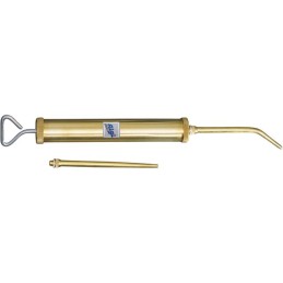 Seringue laiton 250ml bec droit et coudé