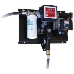 STATION MURALE GASOIL 56L/MN PISTOLET ALU PIUSI