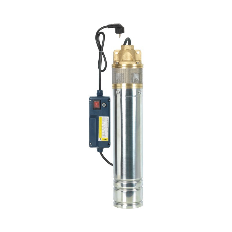 POMPE IMMERGEE EAUX CLAIRES 750W 3000 L/H CORPS 90 MM INOX