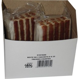 Mèches tresses tubeless courtes de 100 mm Ø 5 mm Sealfix (Sachets de 50)