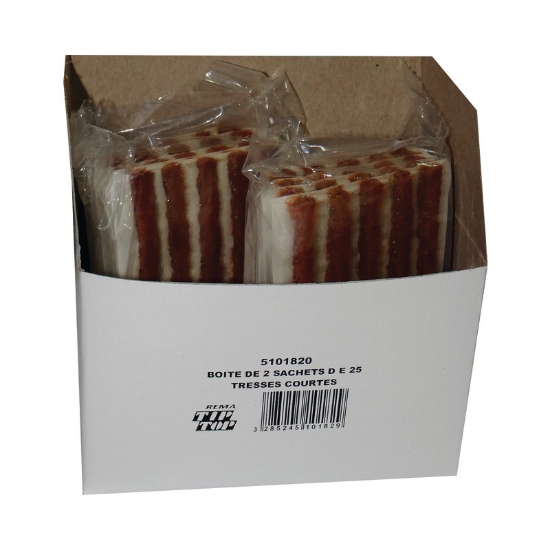 Mèches tresses tubeless courtes de 100 mm Ø 5 mm Sealfix (Sachets de 50)