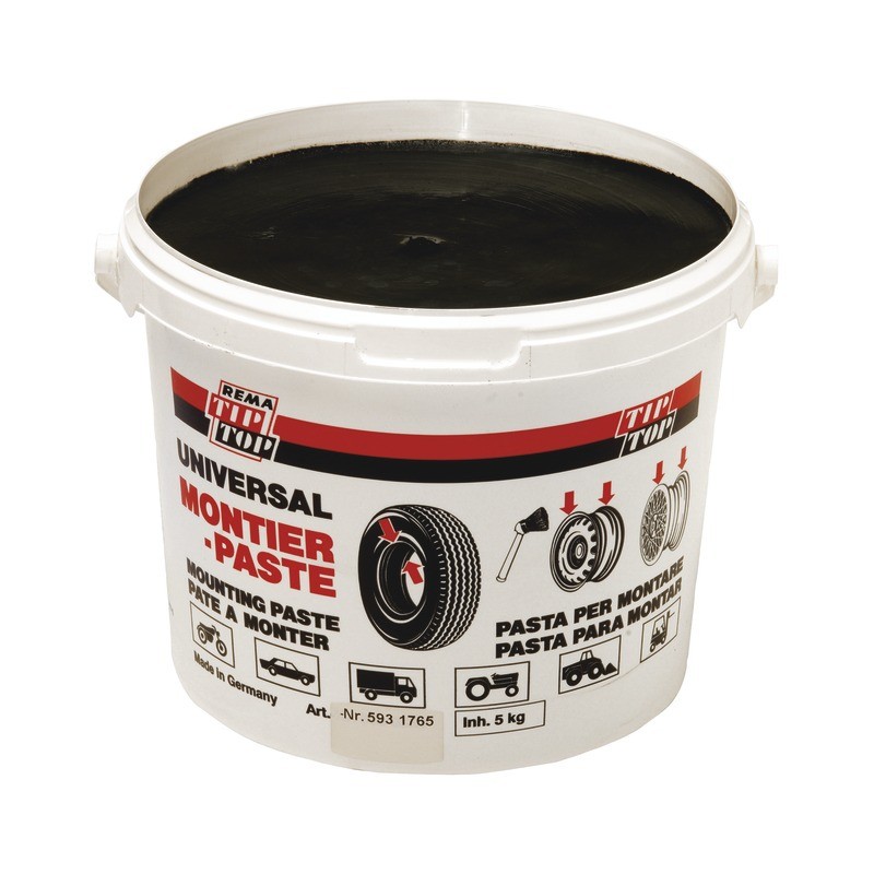 PATE A PNEU NOIRE SEAU 5KG