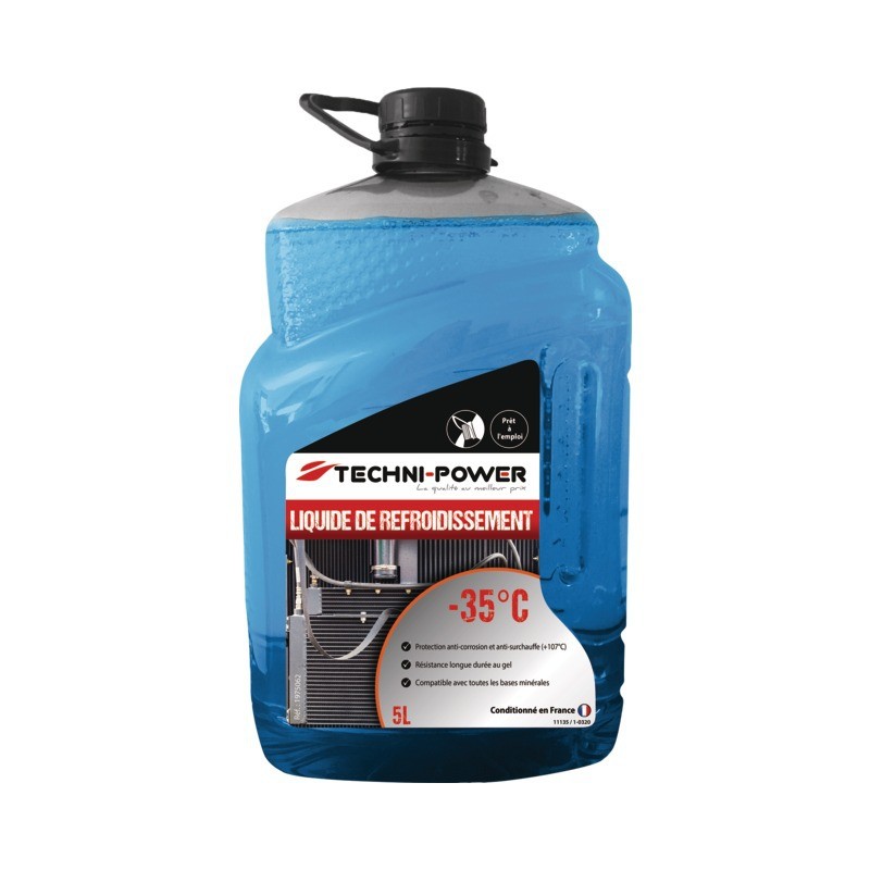 Liquide de refroissement bleu -35° bidon de 6 litres