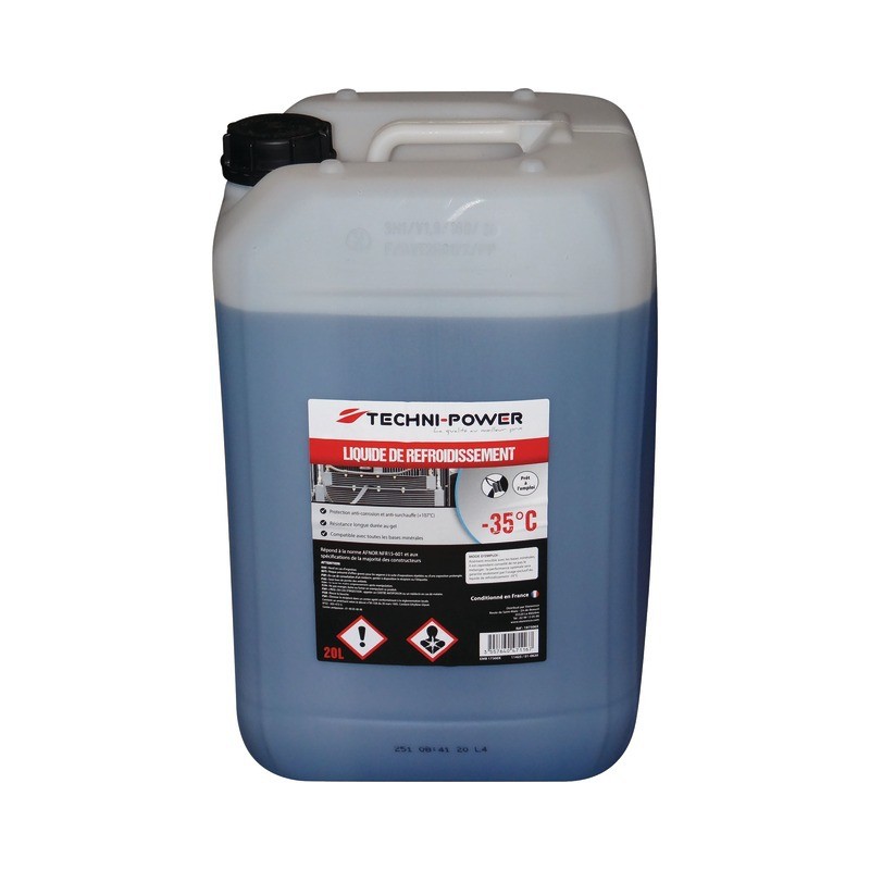 LIQUIDE REFROIDISSEMENT MINERAL -35°C 20L TECHNI-POWER