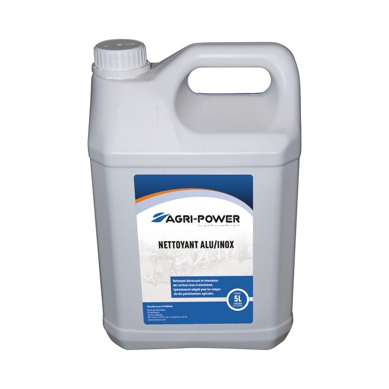 NETTOYANT ALU/INOX BIDON 5L AGRIPOWER