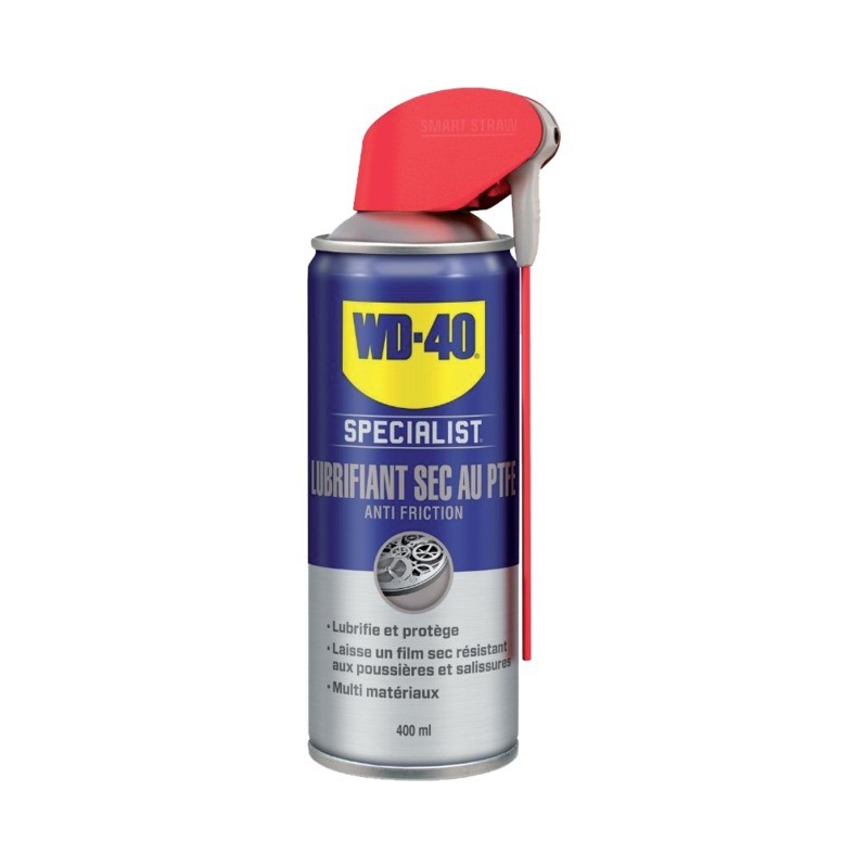 LUBRIFIANT SEC AU PTFE SPECIALIST SYSTEME PRO AEROSOL 400 ML WD40