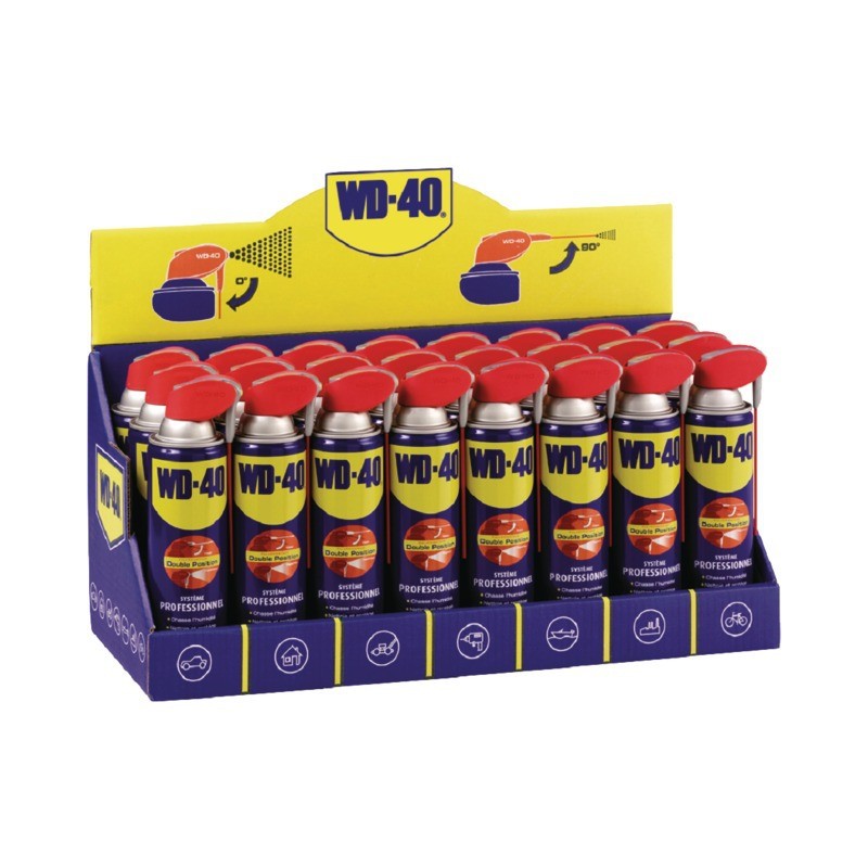 DEGRIPPANT MULTIFONCTION SYSTEME PRO PACK DE 24 AEROSOLS 500 ML WD 40