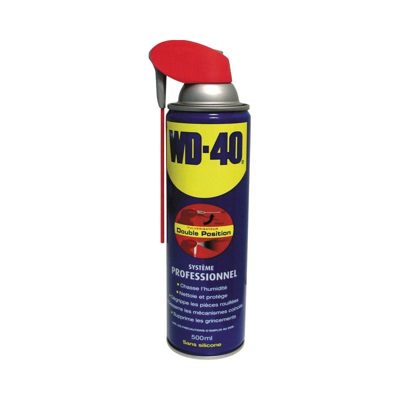 DEGRIPPANT MULTIFONCTION SYSTEME PRO AEROSOLS 500 ML WD 40