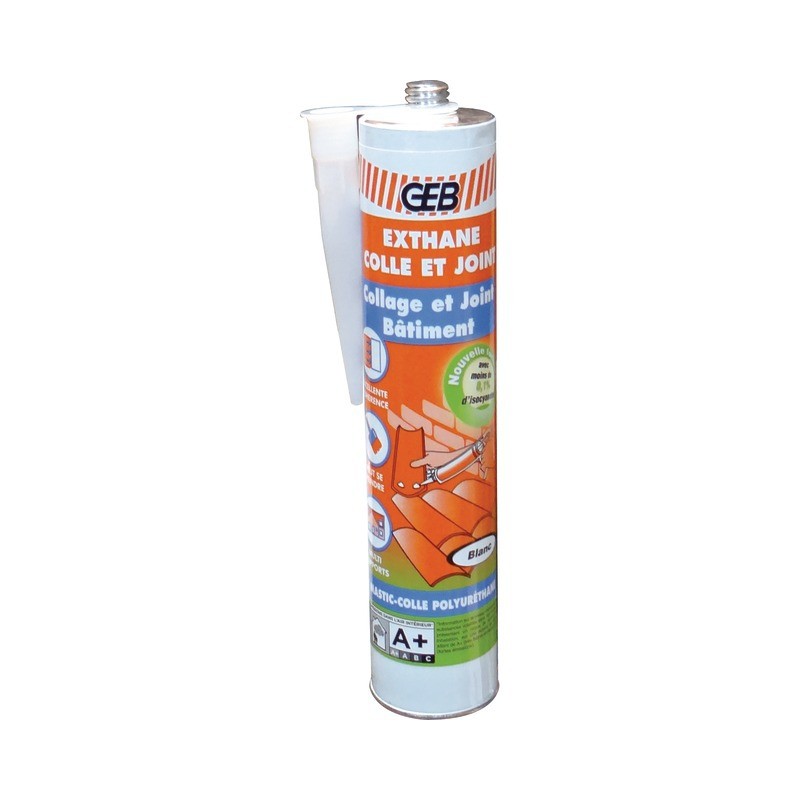 EXTHANE COLLE & JOINT CARTOUCHE 300ML BLANC