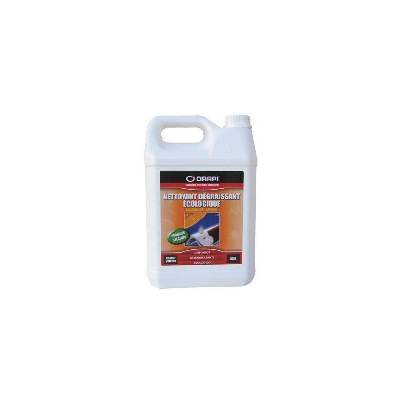 NETTOYANT DEGRAISSANT SOLVENT ORANGE BIDON 5 LITRES