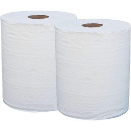 BOBINE OUATE BLANCHE PATE VIERGE 800F x2