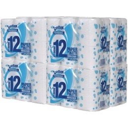 PAPIER HYGIENIQUE BLANC 2 PLIS PAQUET 96 RLX