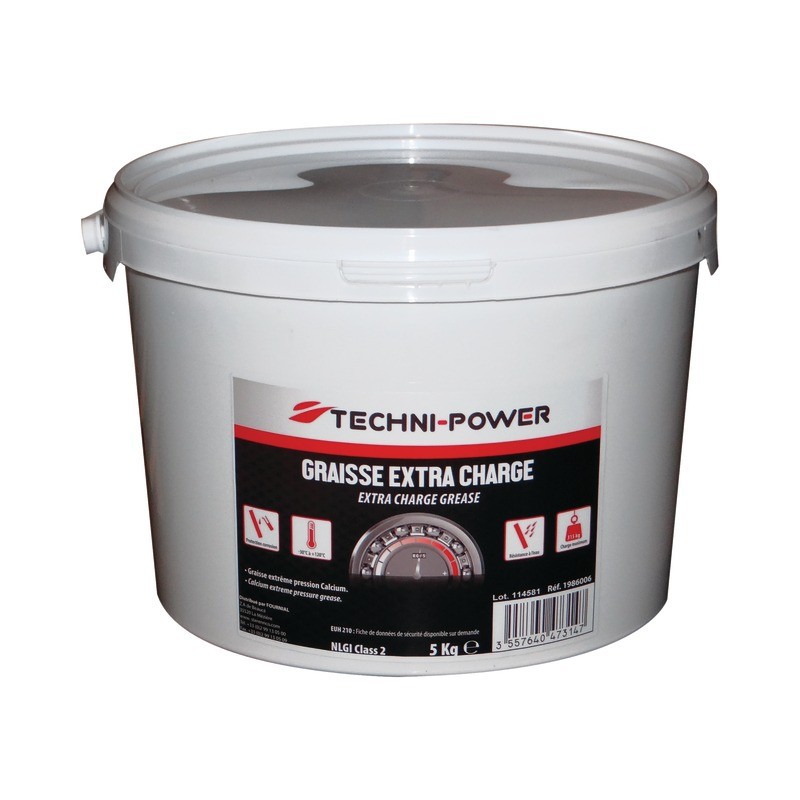 GRAISSE EXTRA CHARGE SEAU 5KG TECHNI-POWER
